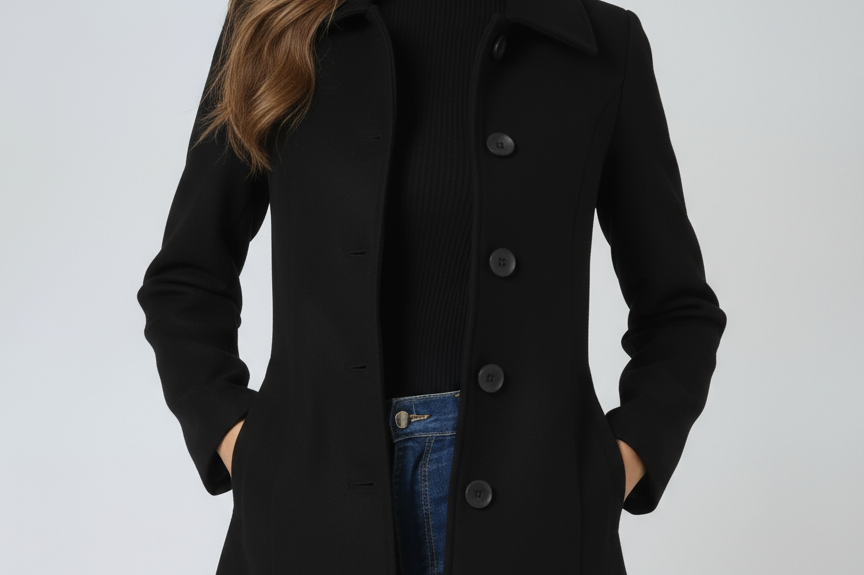 Naomi | Tailored Button Coat