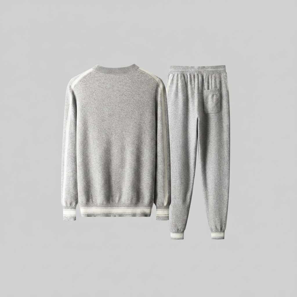 Valenta Cashmere Set Grey - Achterkant