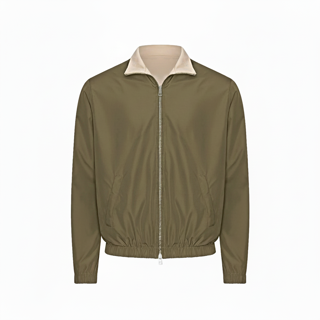 Nérolien Bomber Jacket Khaki – Voorkant