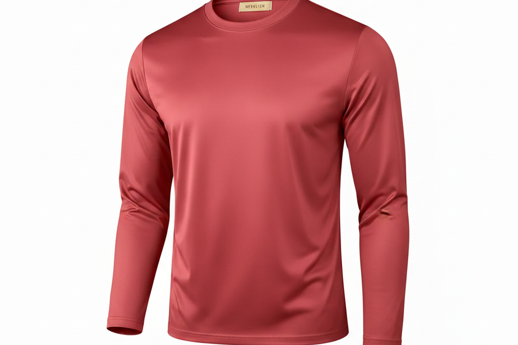 LS Coral Red - licht beige label